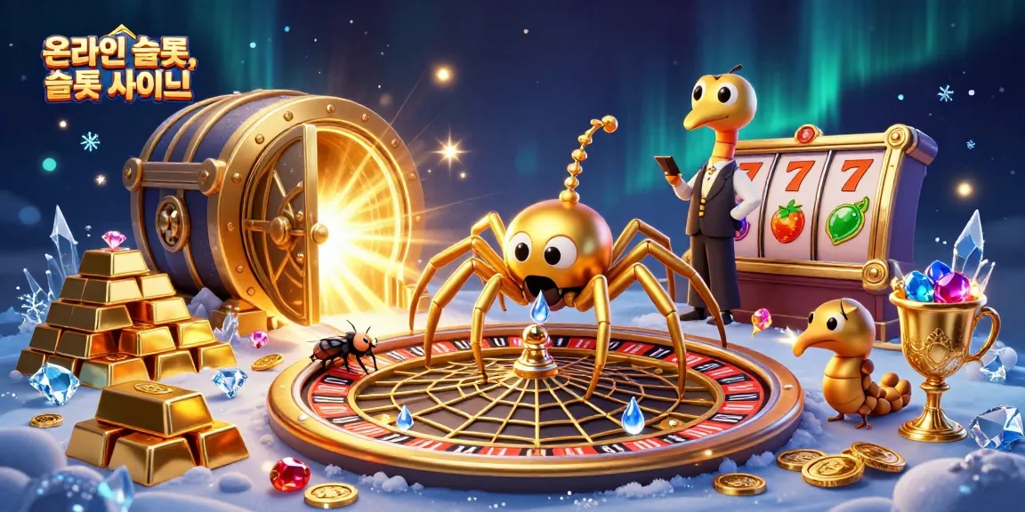 Engage in exciting online slots action at 온라인 슬롯, 슬롯 사이트 with a vibrant casino-themed scene.