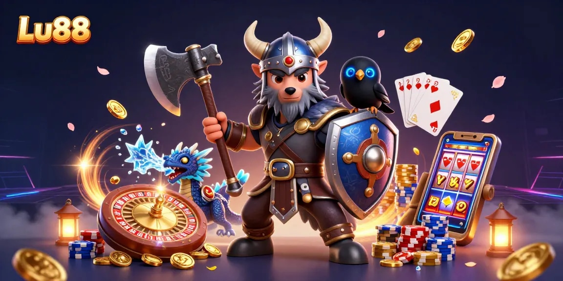 Spin the roulette and win big at Lu88, where excitement meets action in a vibrant casino setting.