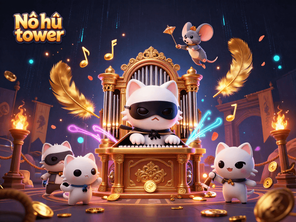 Play to win with Nổ hũ tower's vibrant gaming atmosphere and thematic elements.
