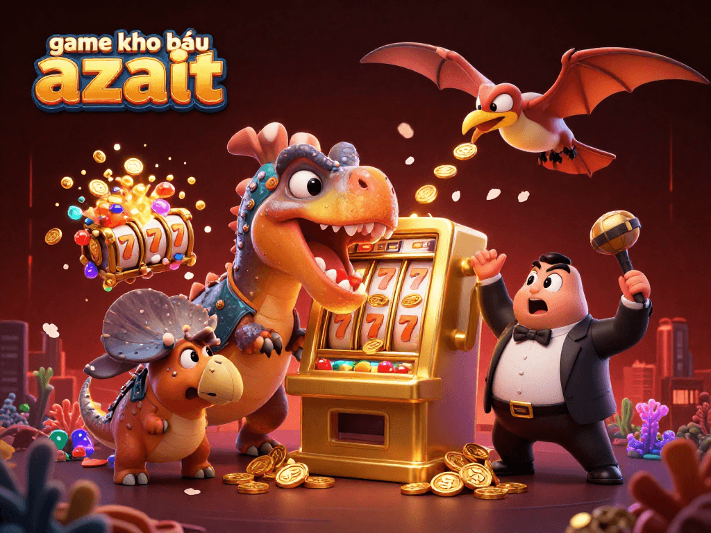 Experience game kho báu aztec as the pachycephalosaurus wins jackpots, surrounded by thrilling casino action.