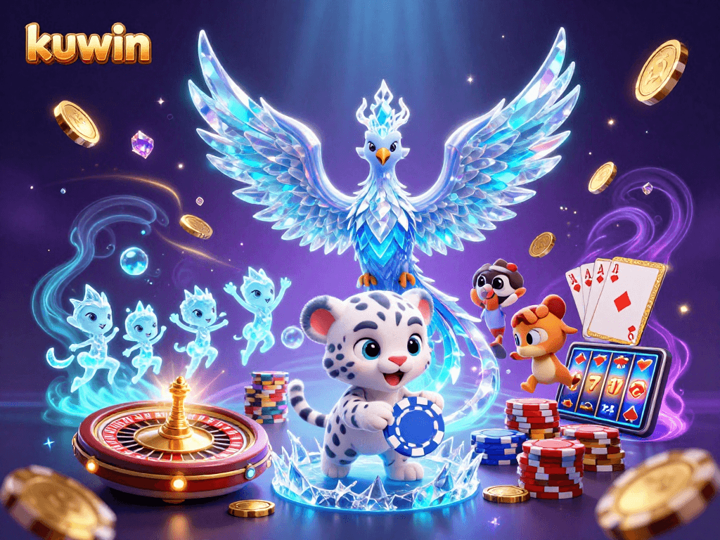 Kuwin players enjoying an exciting casino experience with vibrant characters and dynamic game elements.