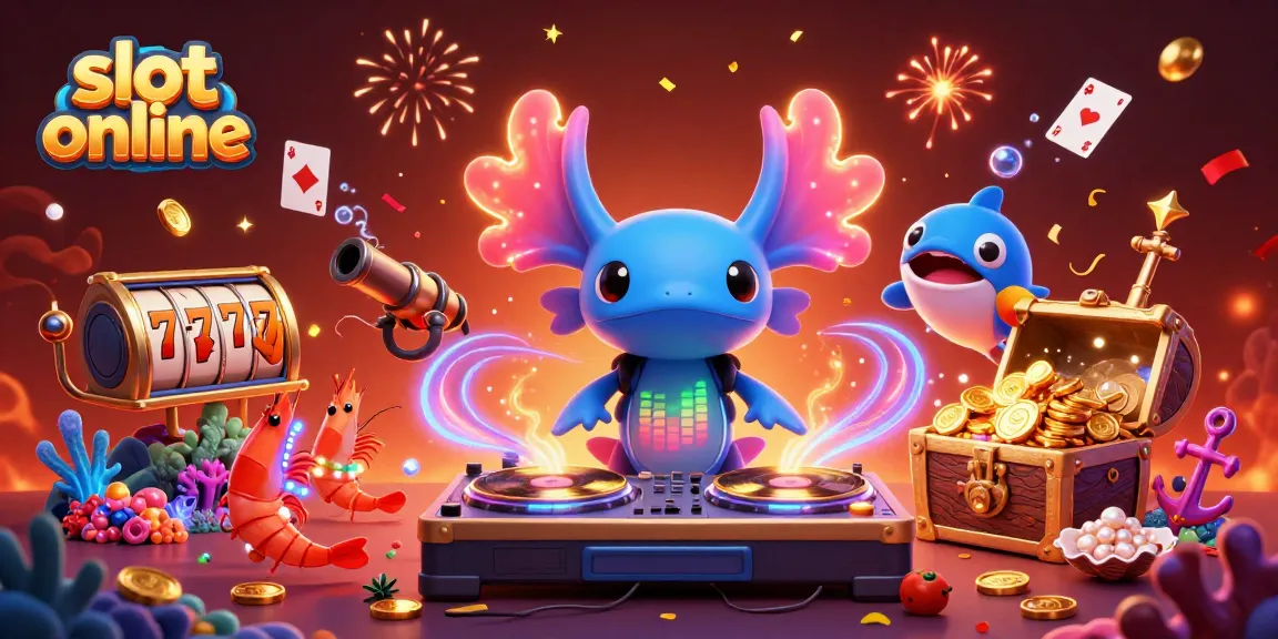 Spin to win with slot online excitement amid vibrant underwater characters and visuals.