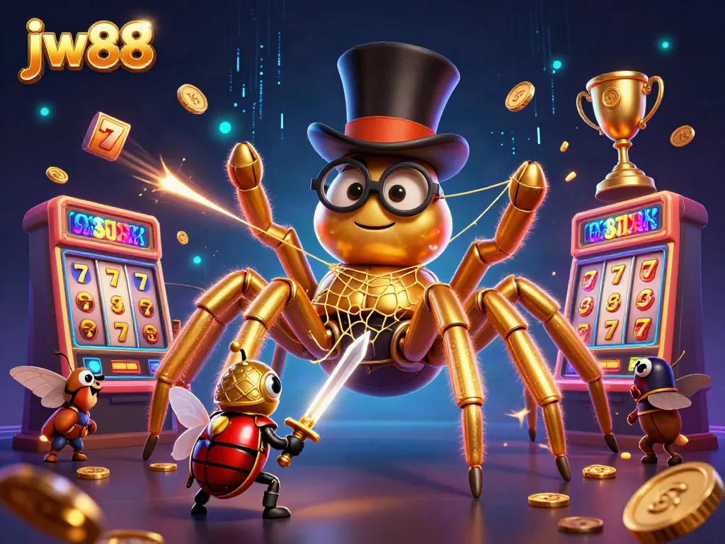 Spin the jw88 jackpot with thrilling slots and a heroic beetle knight ready for adventure.