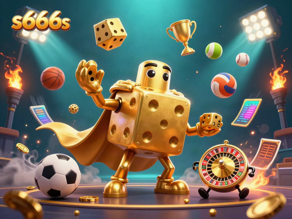 Experience thrilling wins with the s666s interactive casino themed illustration showcasing dynamic gaming elements.