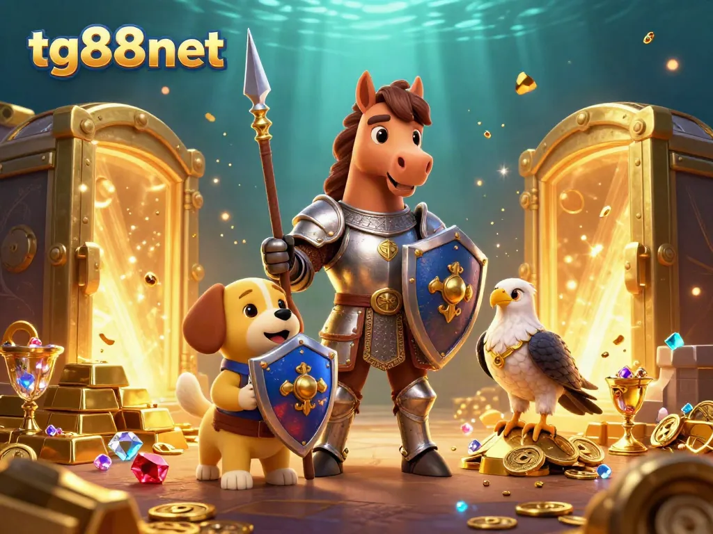 Engage in thrilling gameplay at tg88 net with treasures erupting from golden vaults.