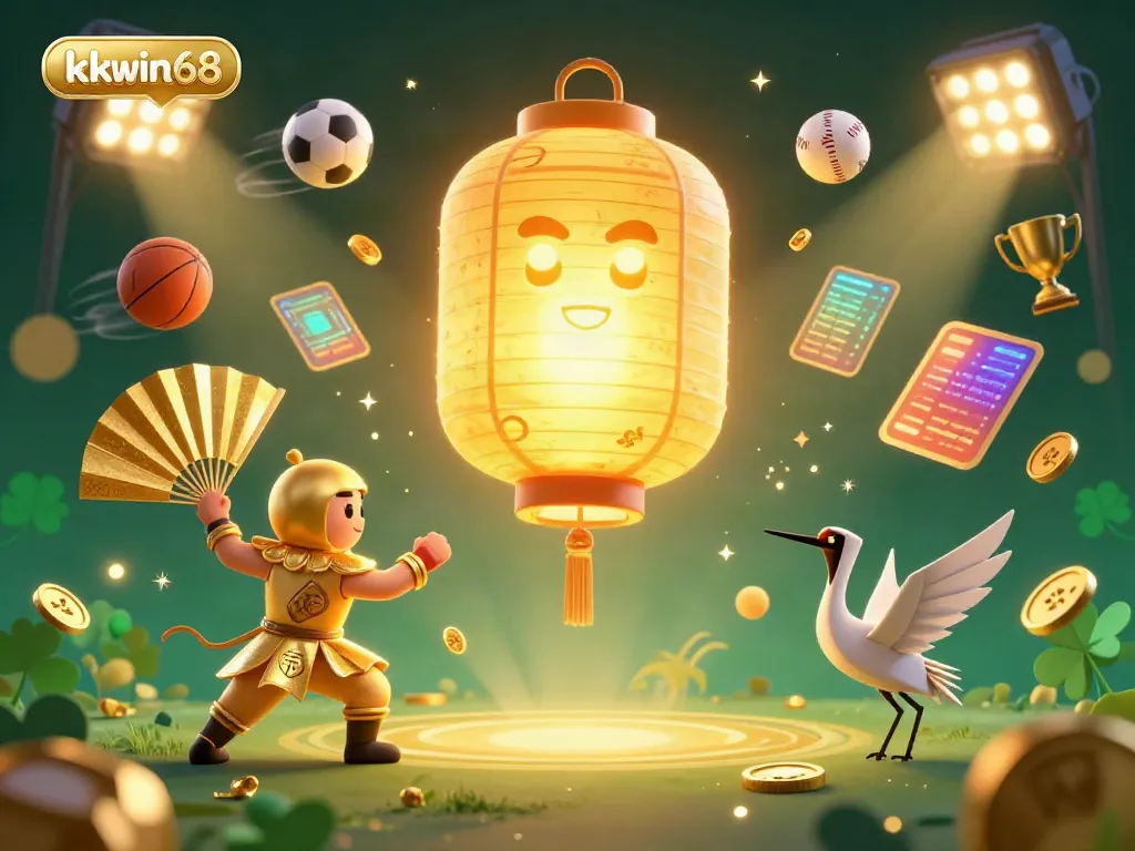 Engage with thrilling kkwin68 online gambling adventures featured in this vibrant casino scene.