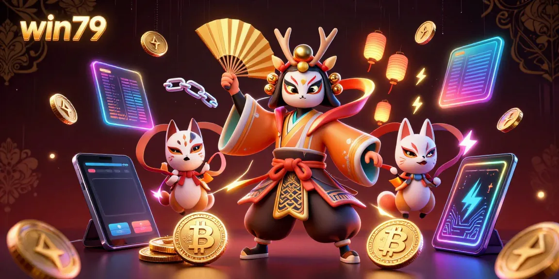 Play thrilling games on win79 with kabuki warrior and kitsune in 3D action.