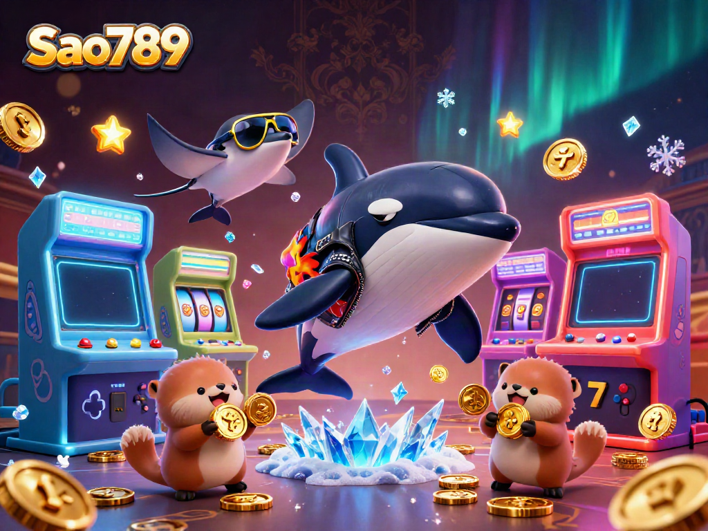 Engage with Sao789's vibrant casino games, featuring animated characters and colorful gaming elements for players.