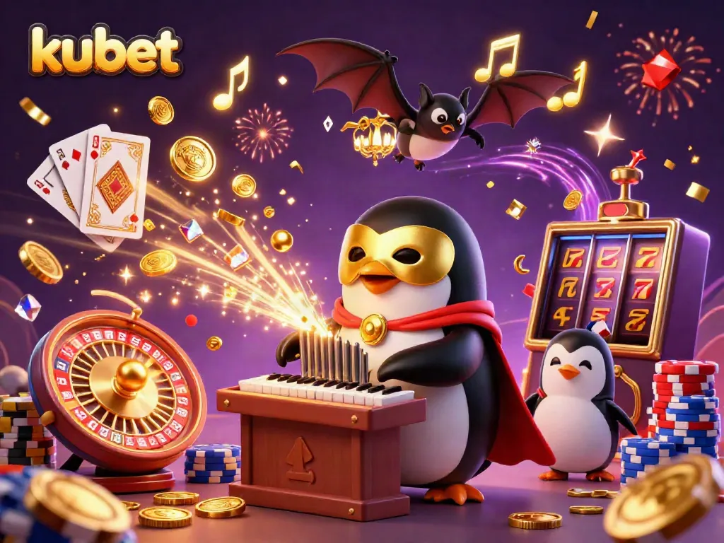 Experience thrilling play at kubet casino with animated characters and exciting gaming elements.