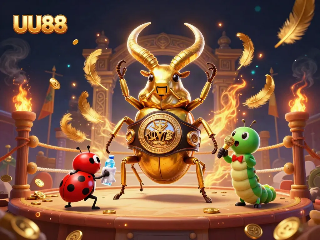 Engage with thrilling gambling at UU88 featuring vibrant characters and captivating casino elements.