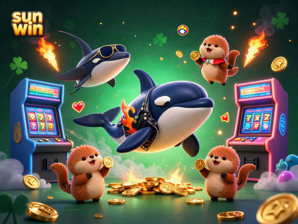 Experience the excitement of sun win with colorful games, golden treasures, and animated characters in an immersive casino adventure.
