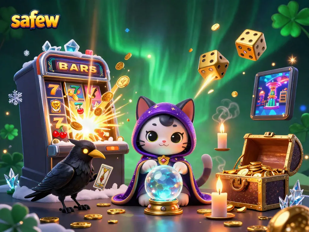 Experience intense gaming excitement with safew, featuring mystical elements and dynamic casino action.