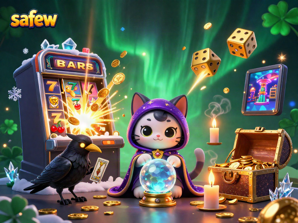 Experience intense gaming excitement with safew, featuring mystical elements and dynamic casino action.