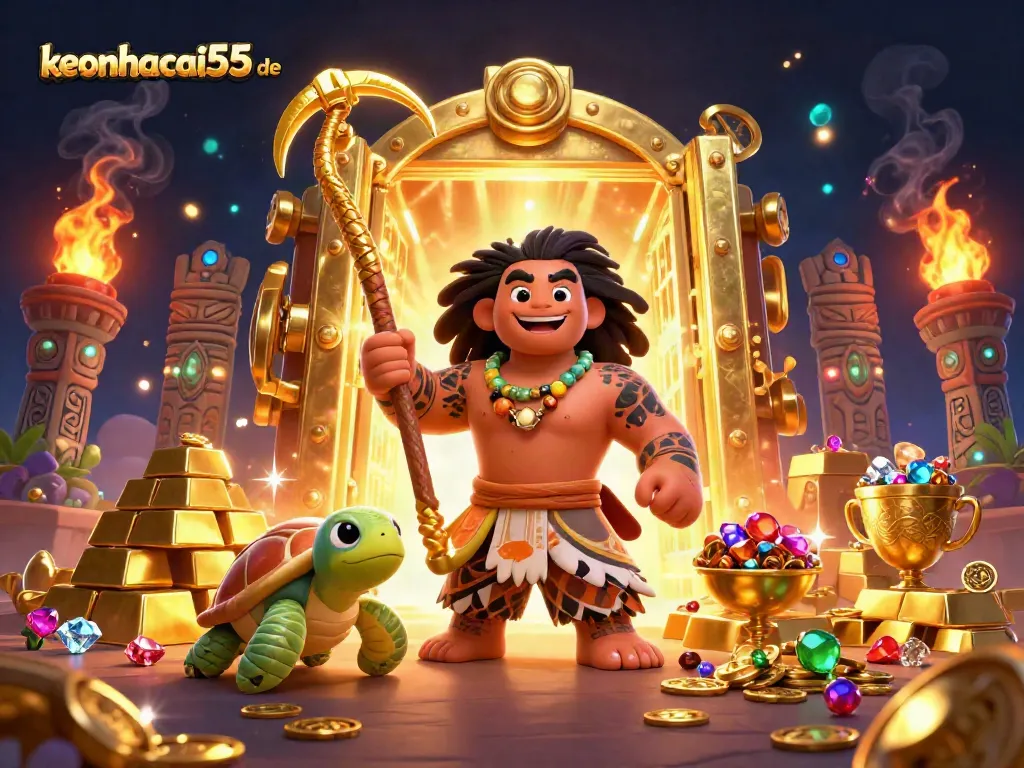 Join the excitement with keonhacai55 de as players win big with striking casino treasures and vibrant characters.