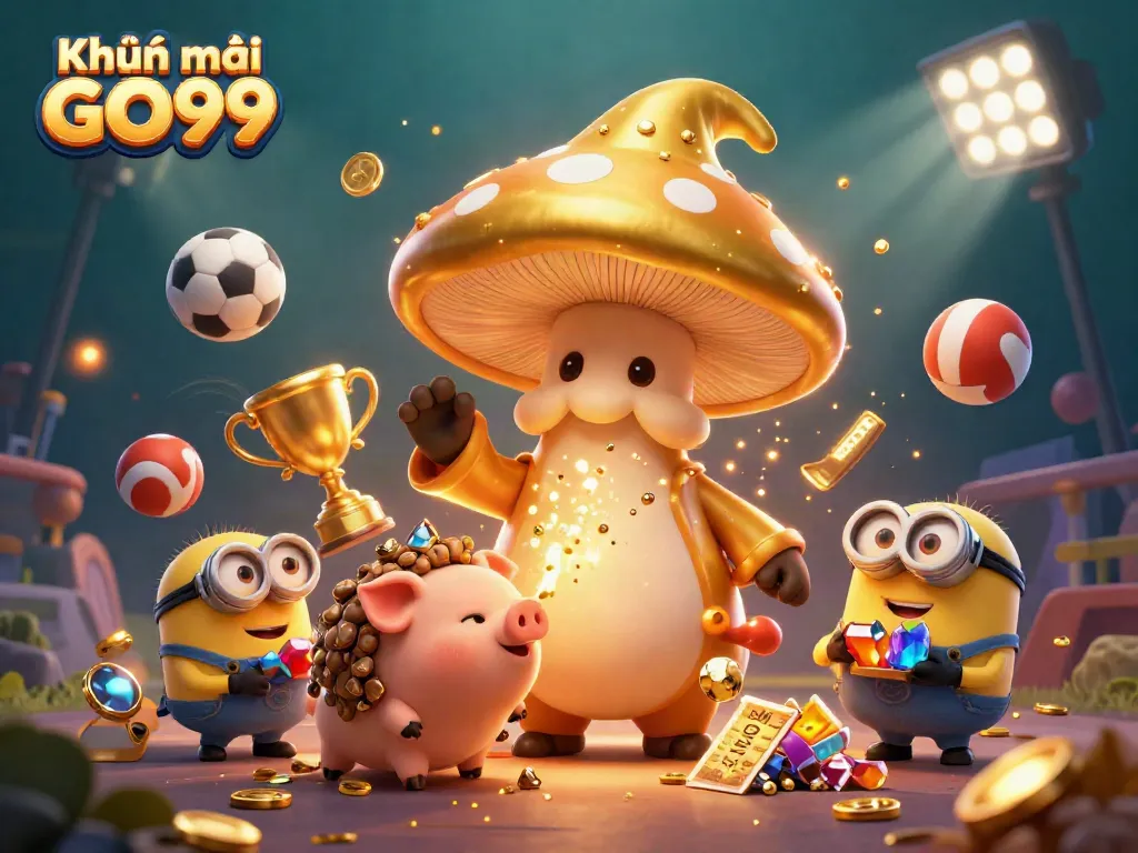 Experience thrilling Khuyến mãi GO99 with magical characters and energetic casino elements.