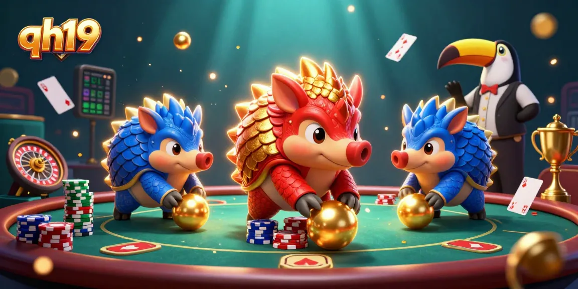 Experience thrilling gameplay at qh19 with vibrant pangolins and dynamic casino elements.