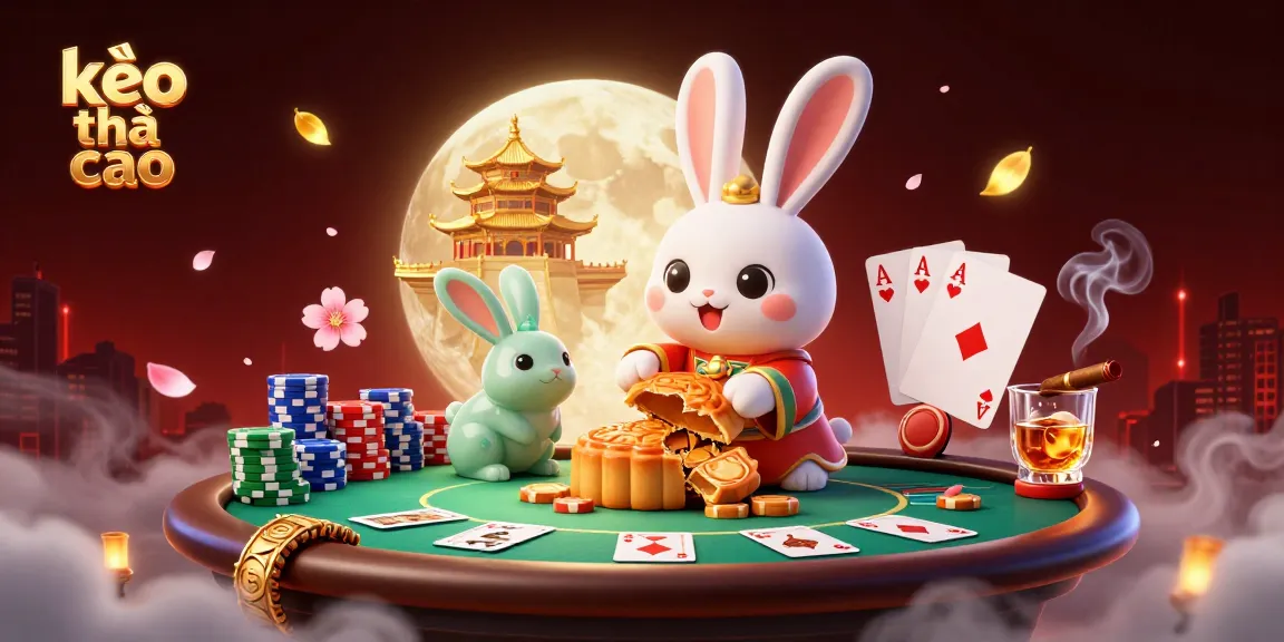 Engage with kèo nhà cái through a dynamic scene of traditional folklore and poker excitement.