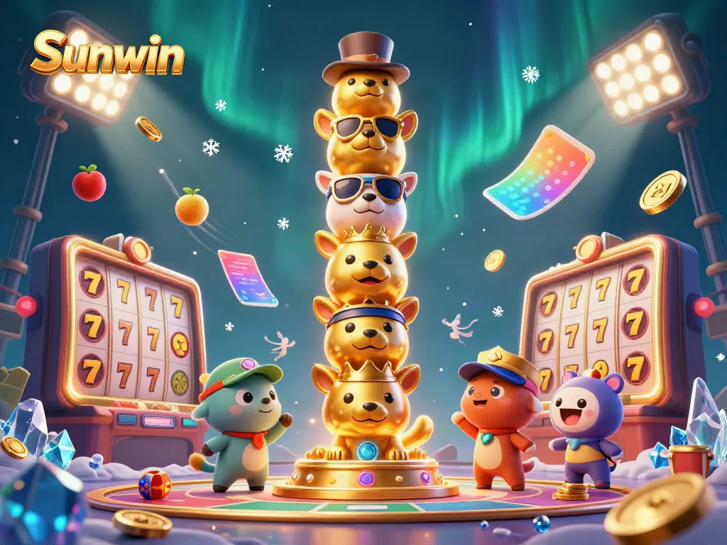Experience thrilling games like Sunwin's jackpot slots with vibrant visuals and dynamic action.