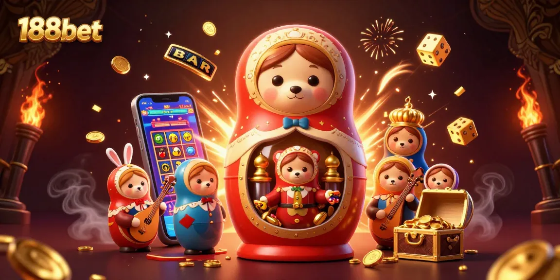 Experience the thrill of 188bet with dynamic casino elements and vibrant characters.