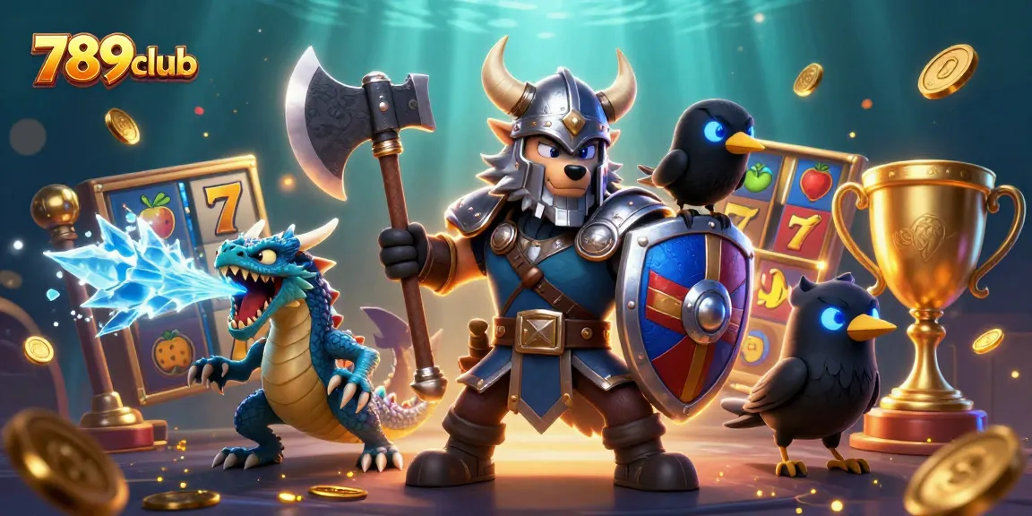Win big with the thrilling slots at 789club, featuring vibrant characters and exciting game elements.