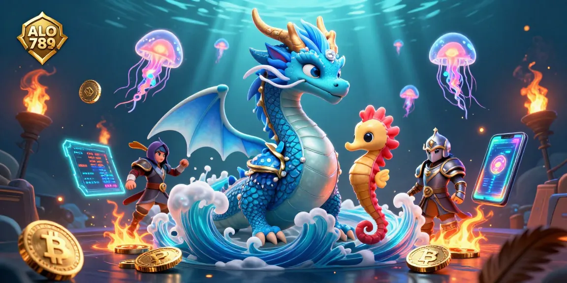 Experience the thrilling ALO 789 cockfighting arena, vividly illuminated with fiery elements and captivating dragons.