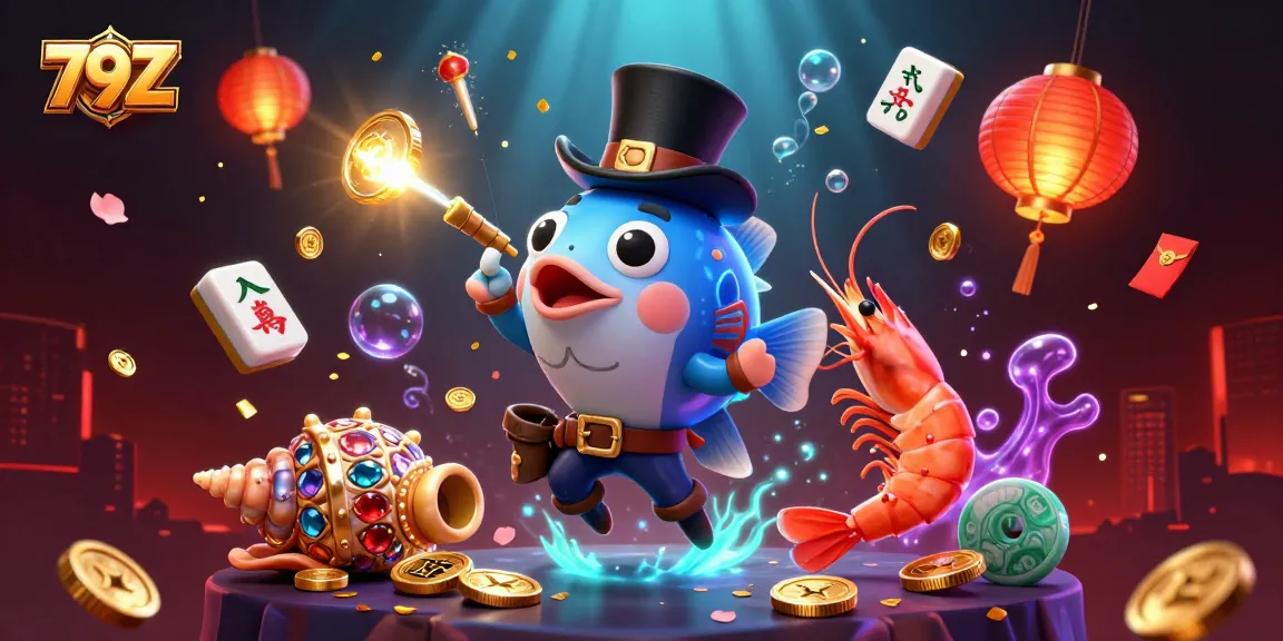 Experience the thrills and wins at 79Z with exciting online gambling elements in a vibrant underwater scene.