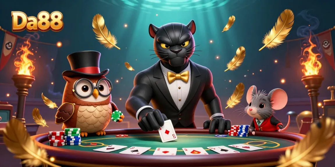Experience thrilling poker moments at Da88 with stylish characters and dynamic elements.
