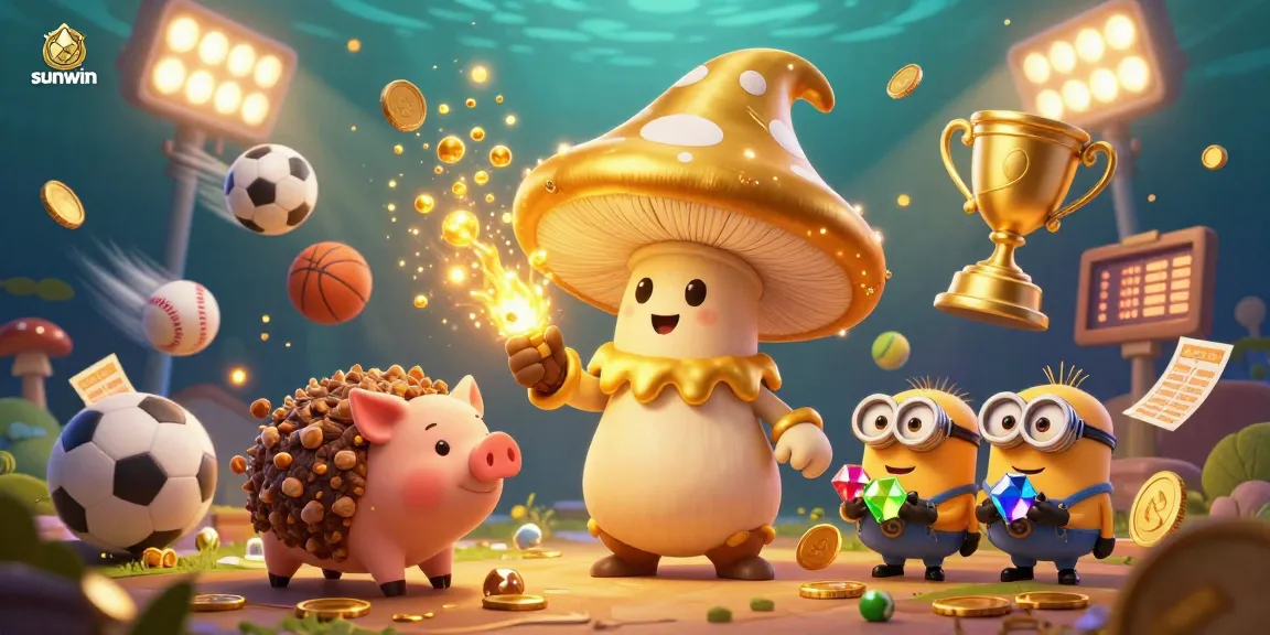 Experience the thrill of winning with sunwin's vibrant casino scene featuring enchanting characters.