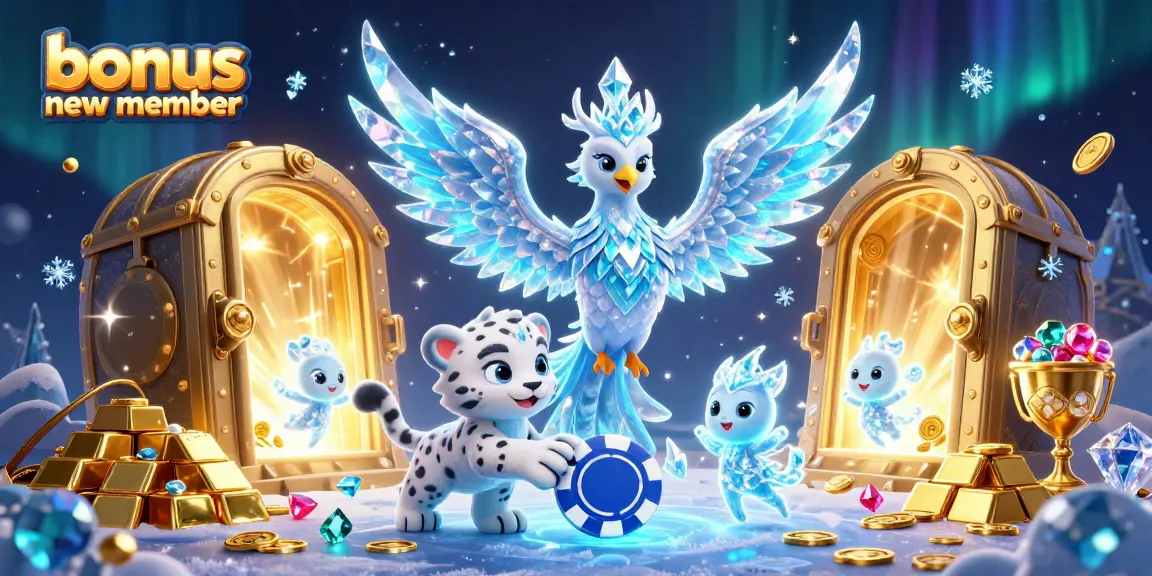 Mendapatkan bonus new member 100% penuh keceriaan saat bermain slot online dengan visual menarik.